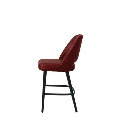 Scaun bar piele VERDE | model GABE