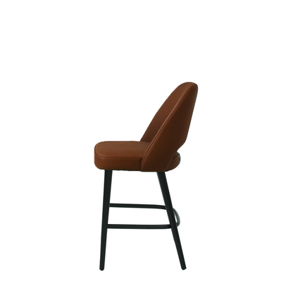 Scaun bar piele VERDE | model GABE