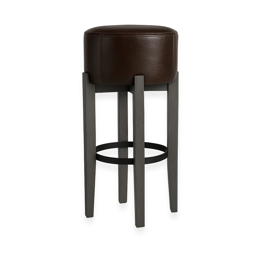 Scaun bar piele MARO INCHIS | model MERI