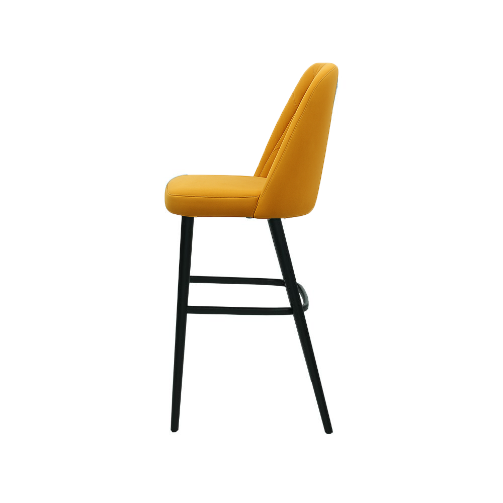 Scaun bar piele VERDE | model SCOT