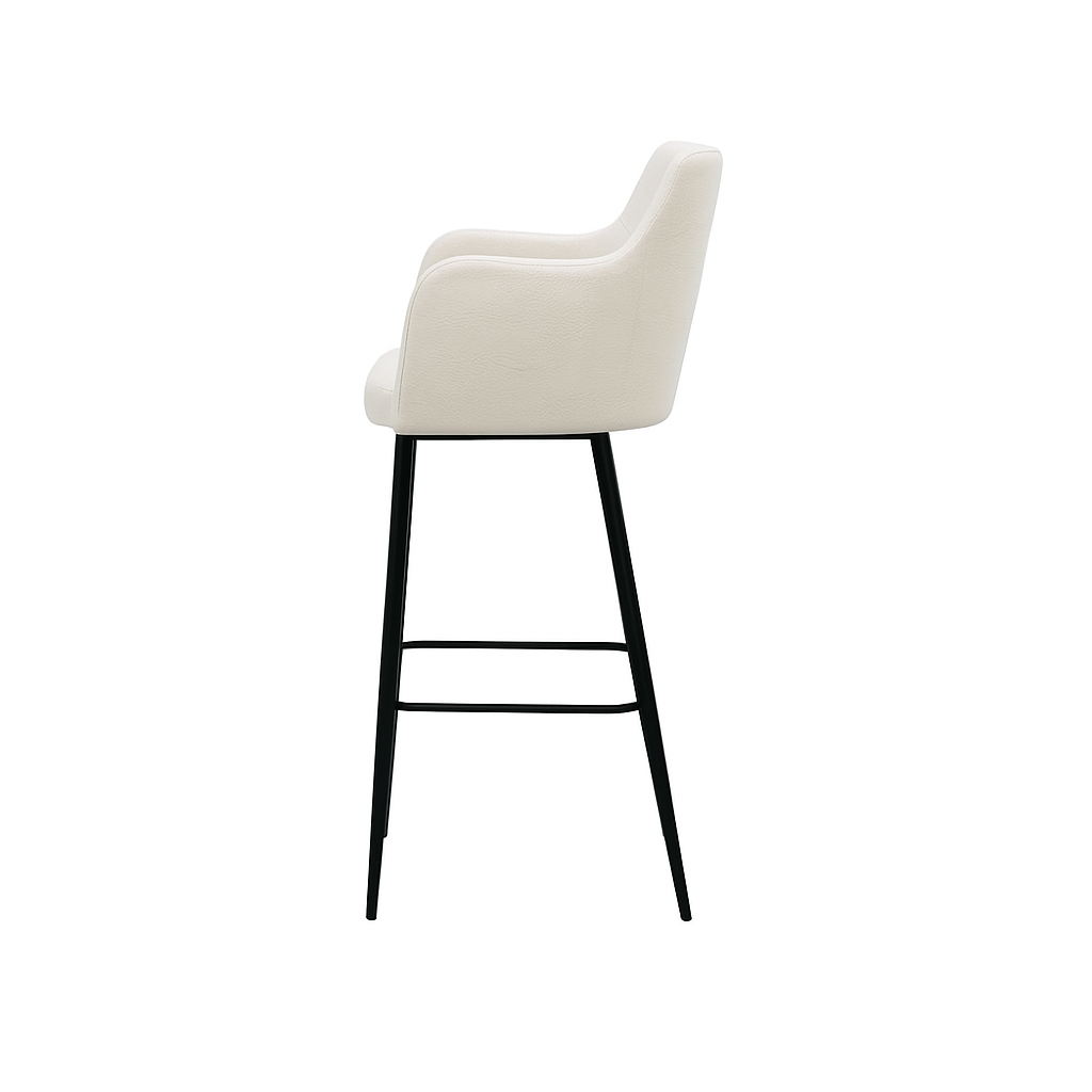 Scaun bar piele ALBASTRA | model SINDY