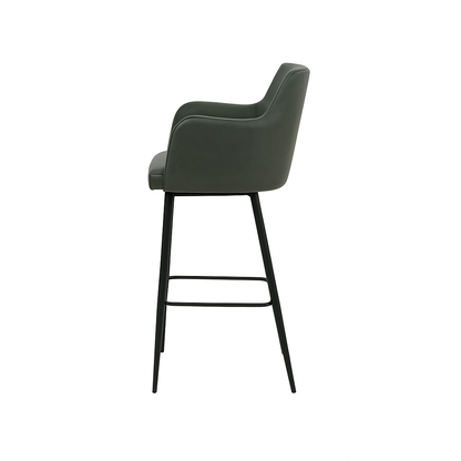 Scaun bar piele VERDE | model SINDY