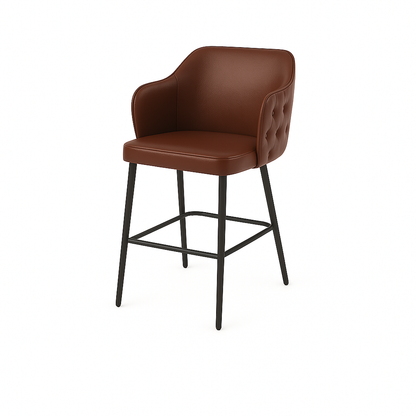 Scaun bar piele GALBENA | model TEONA