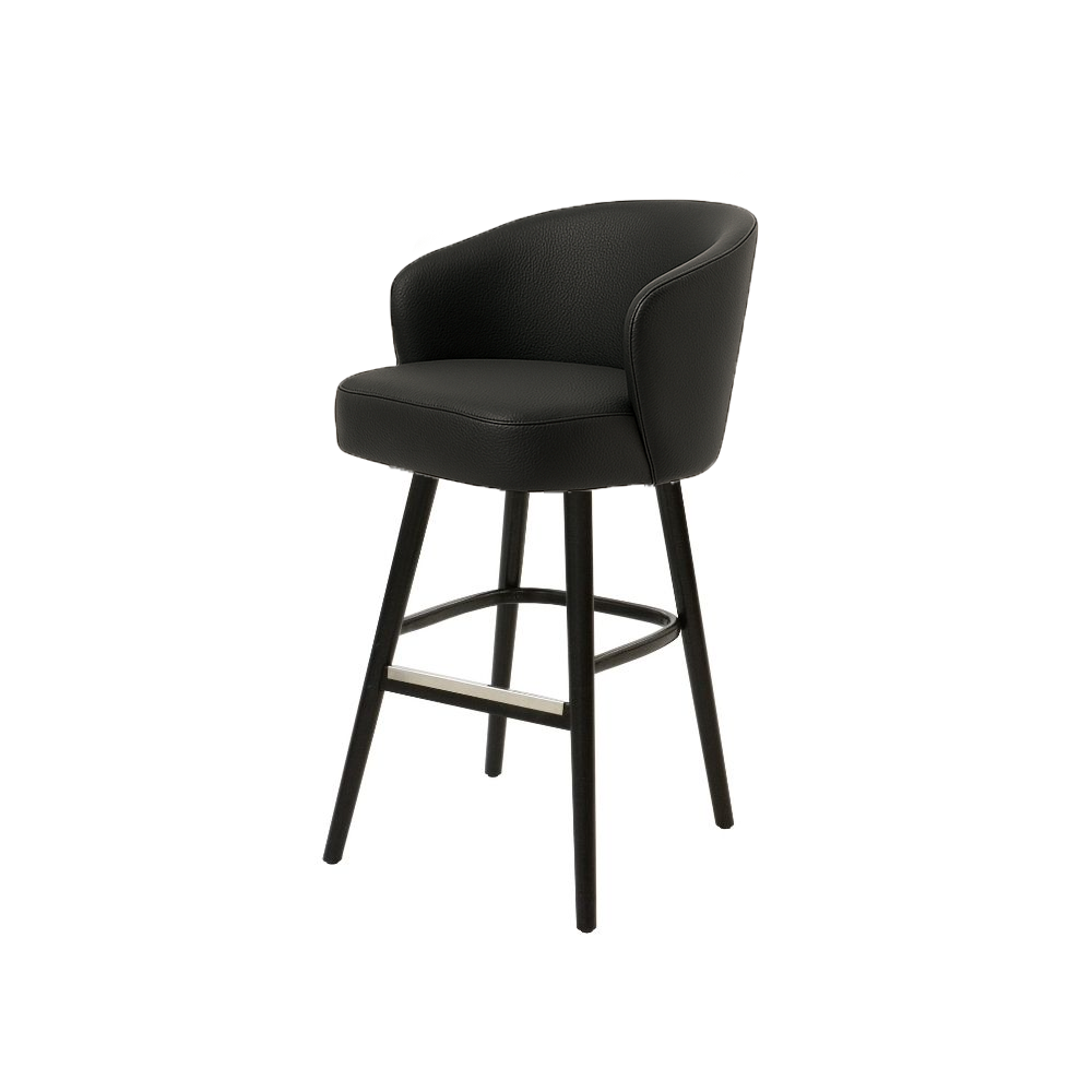 Scaun bar piele VERDE | model BRUNO