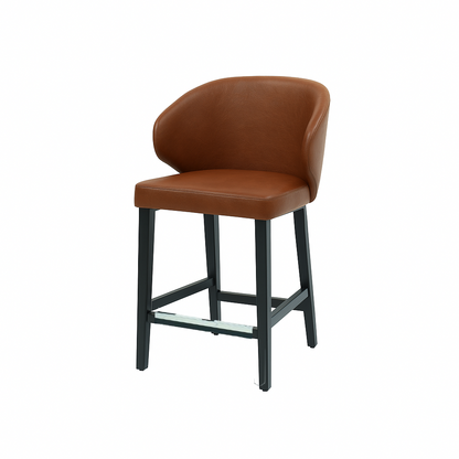 Scaun bar piele naturala ALBASTRA | model CAPRICE