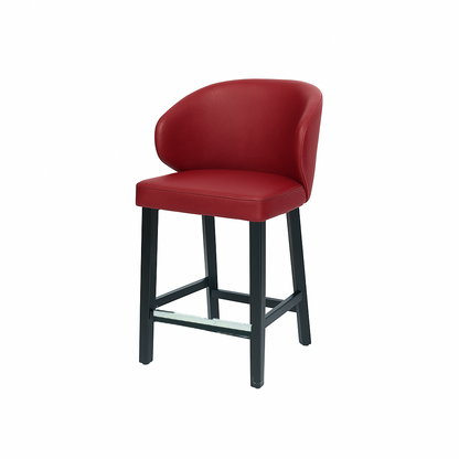 Scaun bar piele naturala VERDE | model CAPRICE