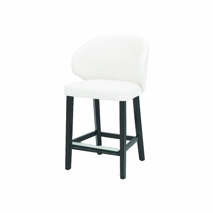 Scaun bar piele naturala VERDE | model CAPRICE