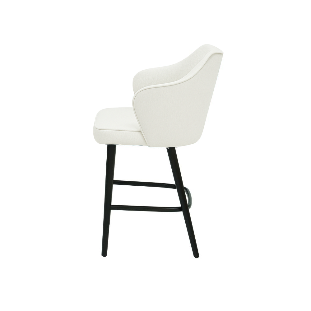 Scaun bar piele VERDE | model ZEUS