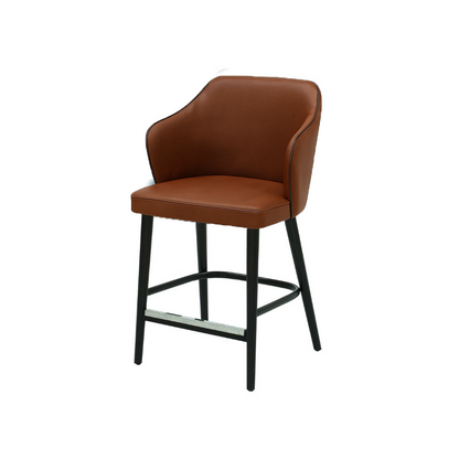 Scaun bar piele VERDE | model ZEUS