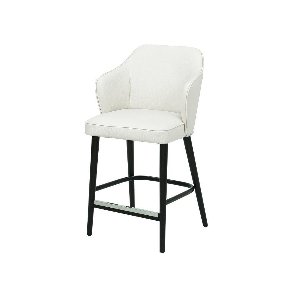 Scaun bar piele GALBENA | model ZEUS