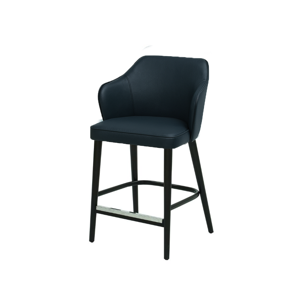 Scaun bar piele naturala BEJ | model ZEUS