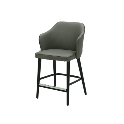 Scaun bar piele VERDE | model ZEUS