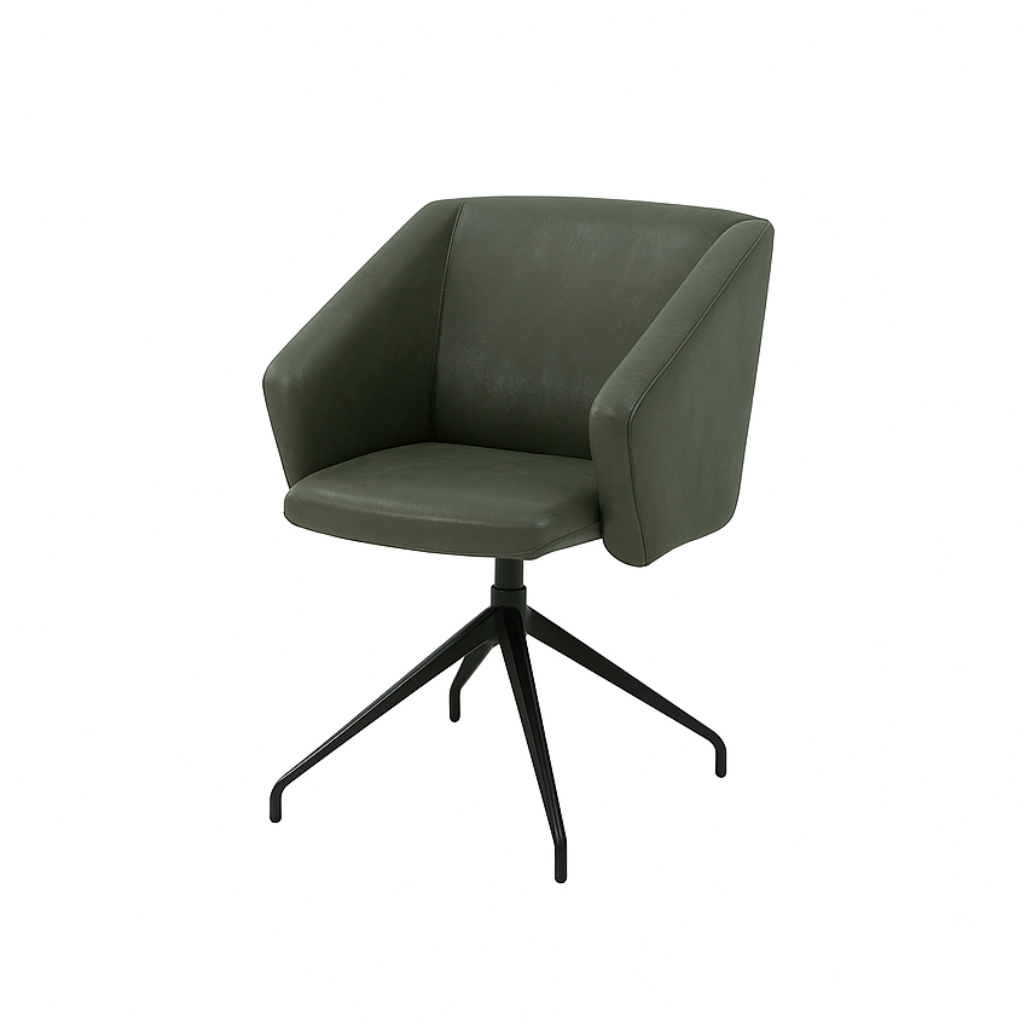 Scaun piele VERDE | model STARLI