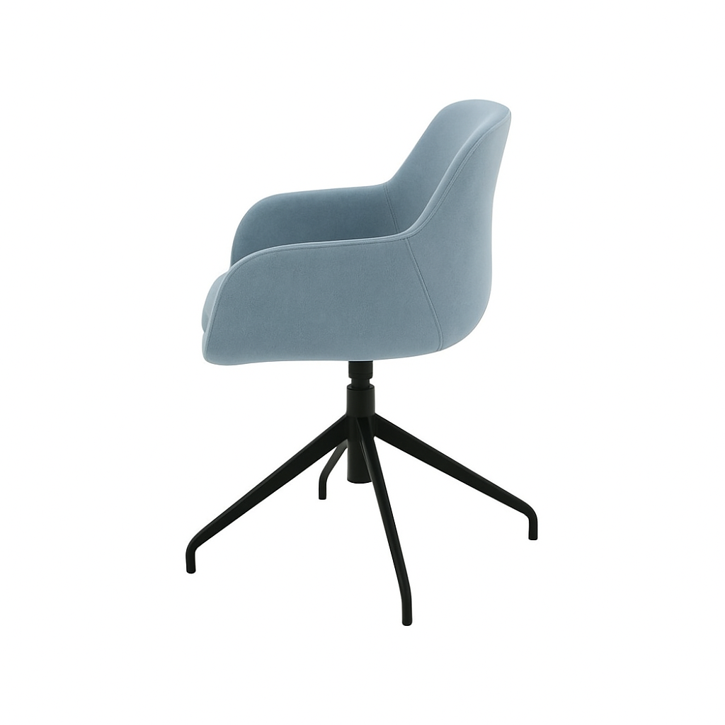 Scaun catifea ALBASTRA | model FEBE