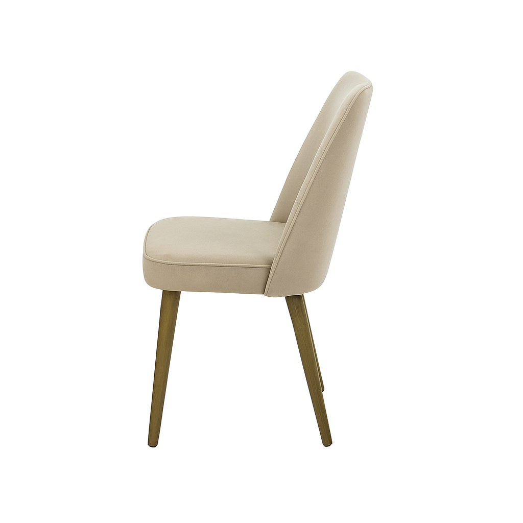 Scaun catifea GALBENA | model JONY