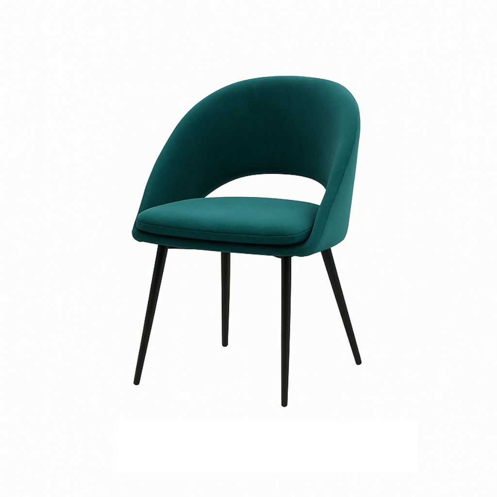 Scaun catifea GALBENA | model LAVA