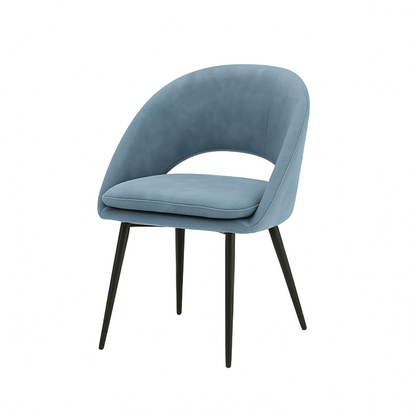 Scaun catifea ROZ | model LAVA