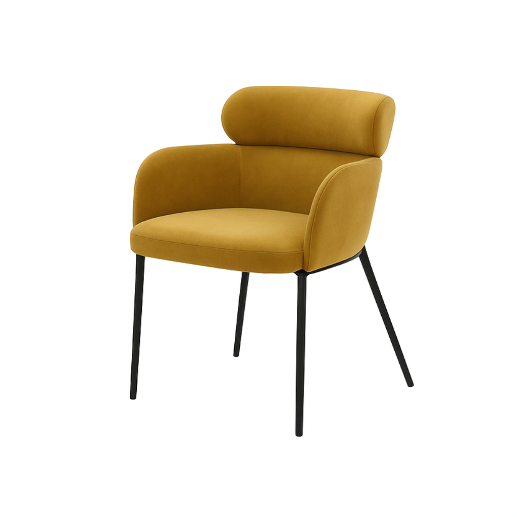 Scaun catifea VERDE | model LENY