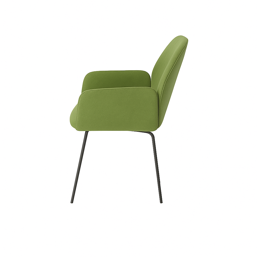 Scaun catifea VERDE | model PETRA