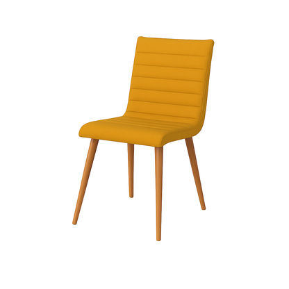 Scaun catifea GALBENA | model RIGA