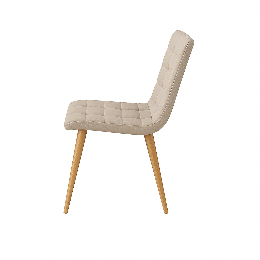 Scaun catifea GALBENA | model RIGA