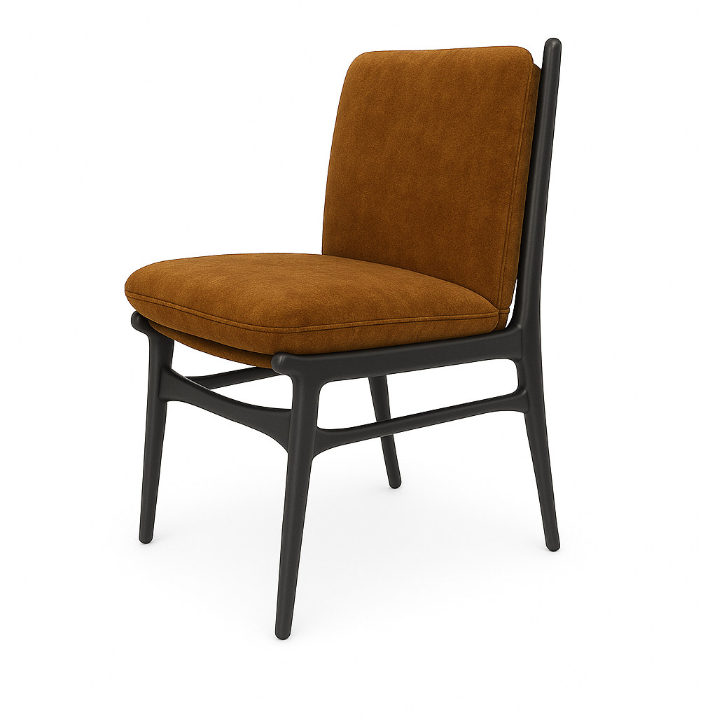 Scaun catifea GRI | model ALDO NA