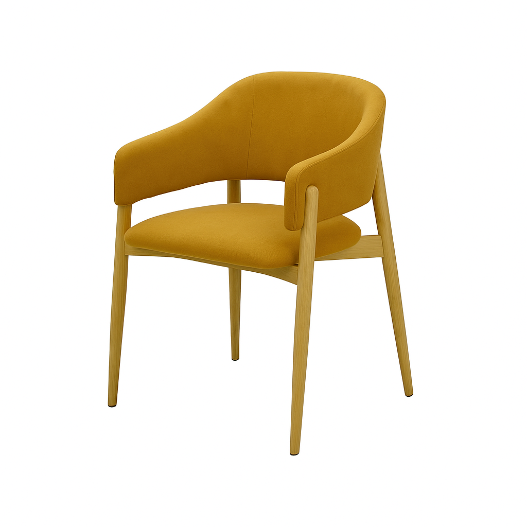 Scaun catifea ALBASTRA | model ALMA