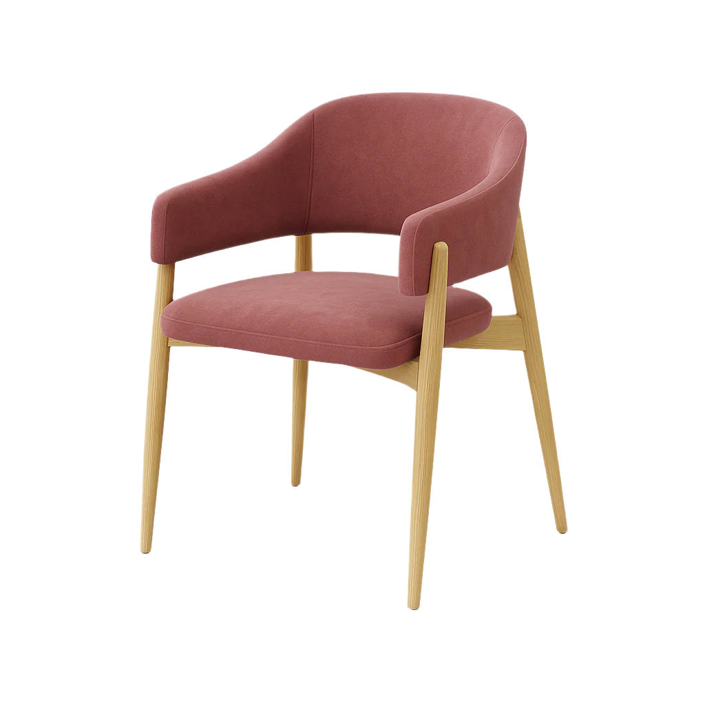 Scaun catifea ALBASTRA | model ALMA