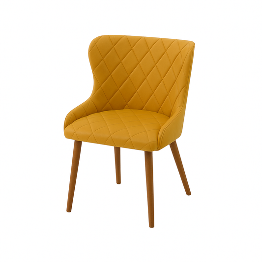 Scaun piele GALBENA | model AMANDA