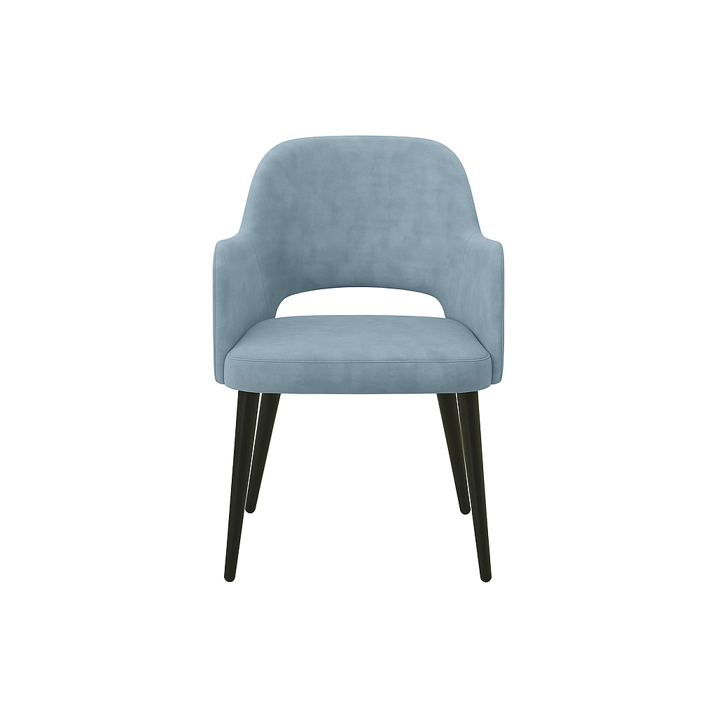 Scaun catifea ALBASTRA | model APRIL