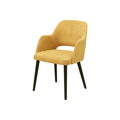 Scaun catifea GALBENA | model APRIL