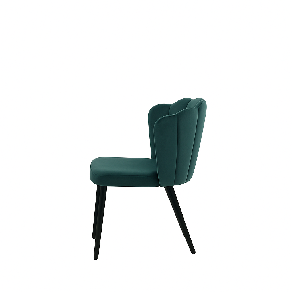 Scaun catifea VERDE | model ARIA