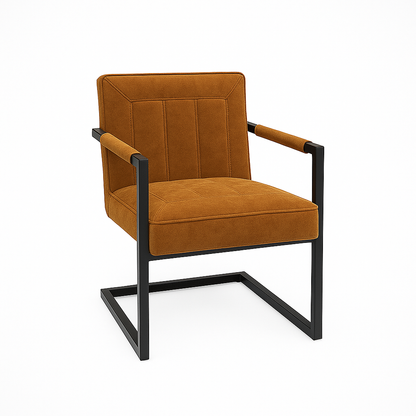 Scaun catifea GRI | model BADSAAL EDI