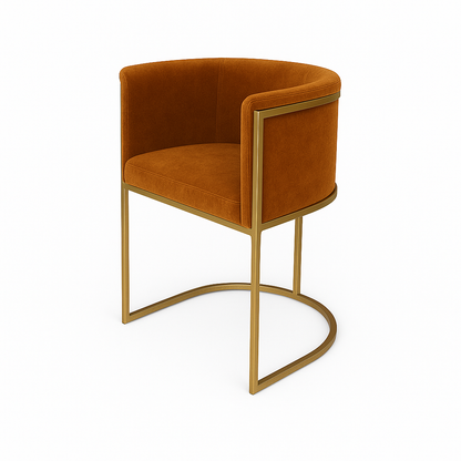 Scaun catifea GRI | model ENRI