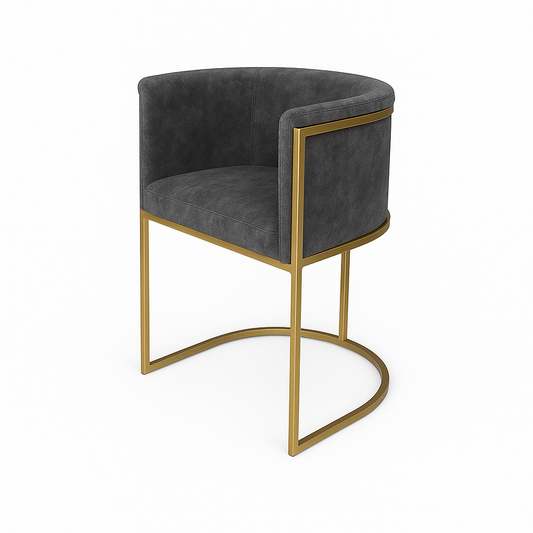 Scaun catifea GRI | model ENRI