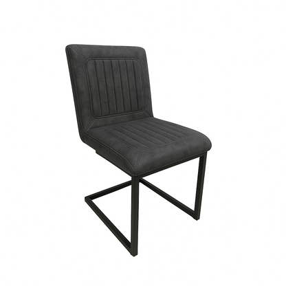 Scaun catifea GRI | model INDU BROOKLYN NA