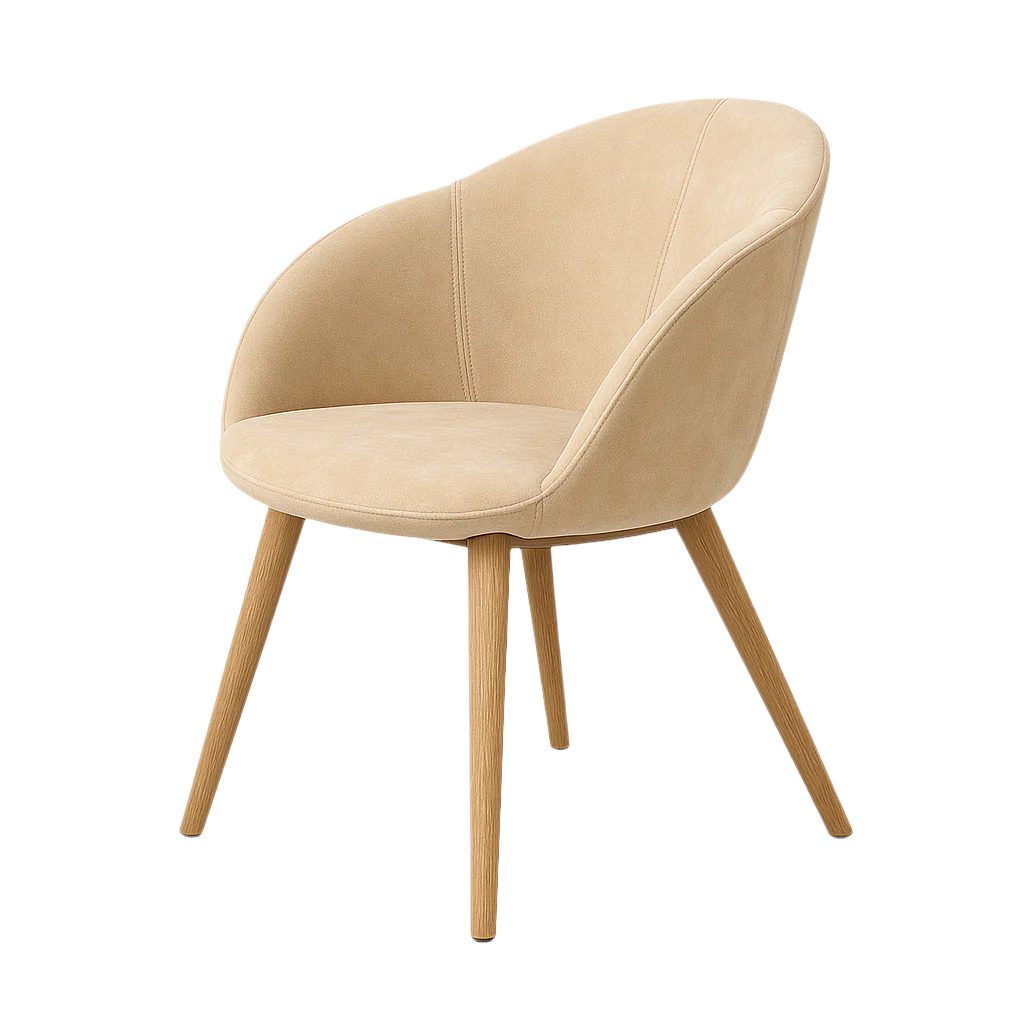 Scaun catifea VERDE | model LIGI L