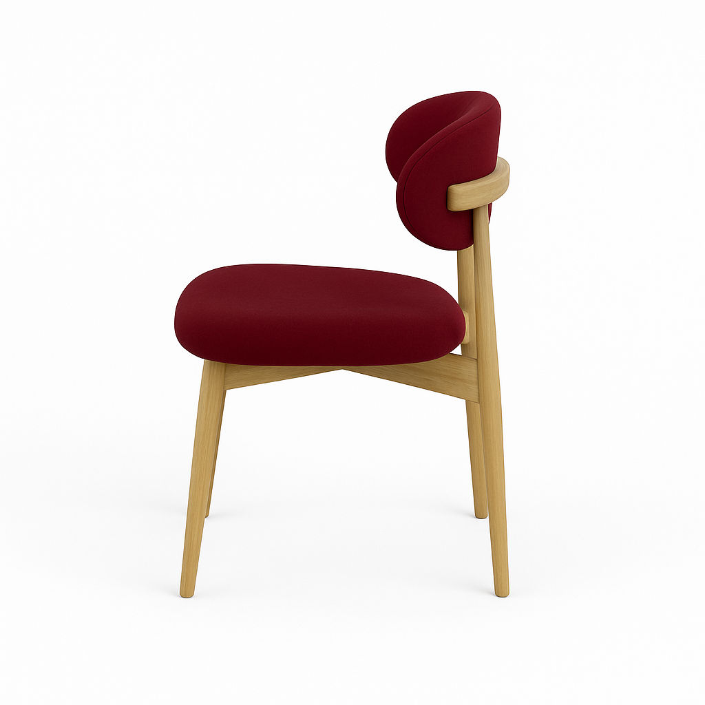 Scaun catifea BORDO | model MELISSA