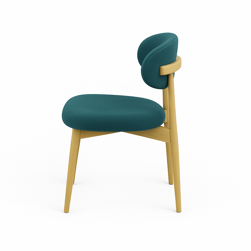 Scaun catifea GALBENA | model MELISSA