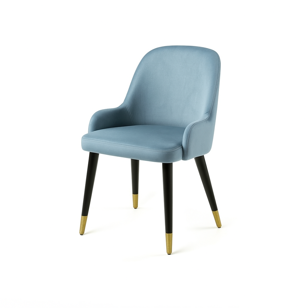 Scaun catifea GALBENA | model ROCCO G