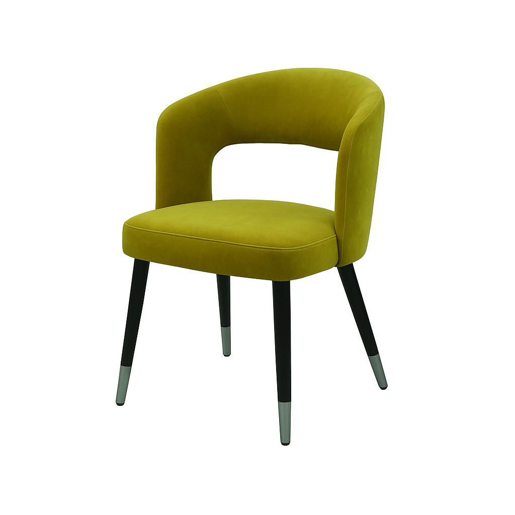 Scaun catifea ROZ | model SANDY