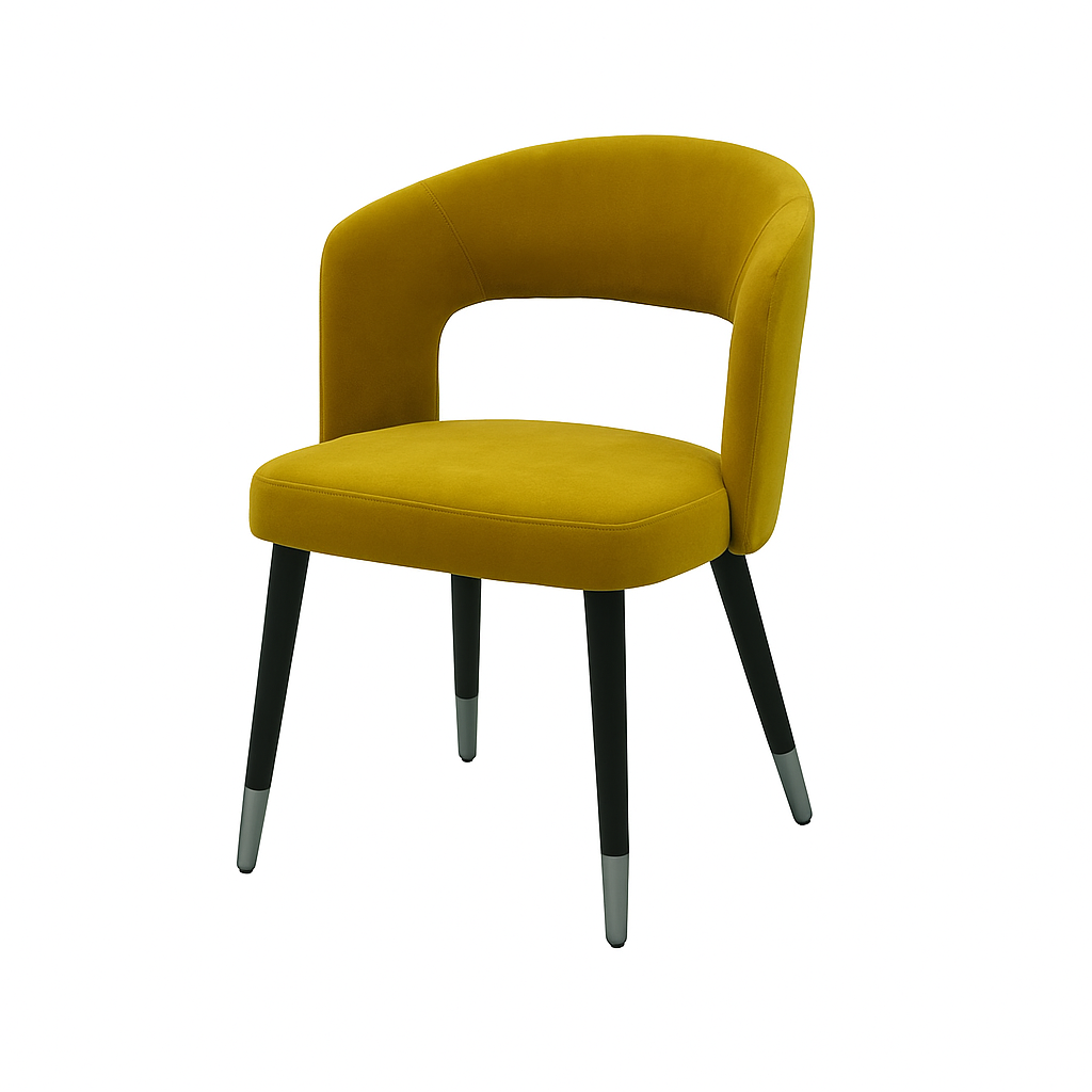 Scaun catifea ROZ | model SANDY