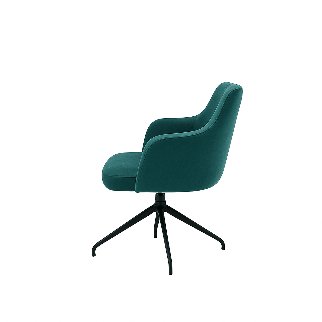 Scaun catifea ALBASTRA | model SOHO