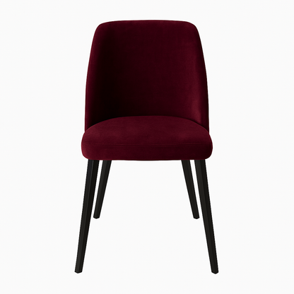 Scaun catifea GALBENA | model SOLO