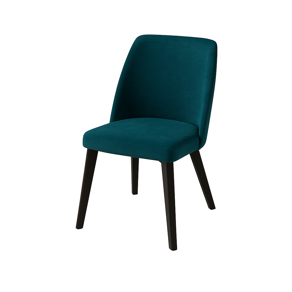 Scaun catifea ALBASTRA | model SOLO