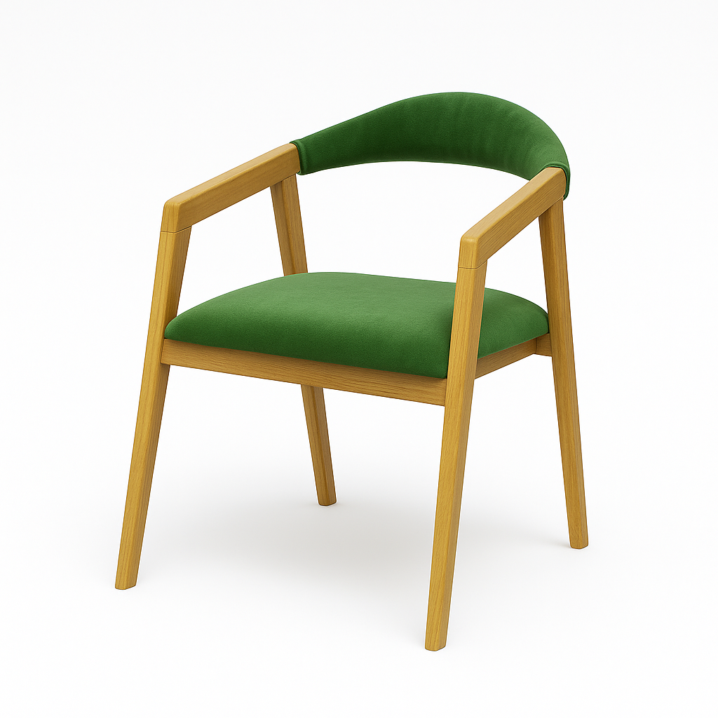 Scaun catifea NEAGRA | model VIGO