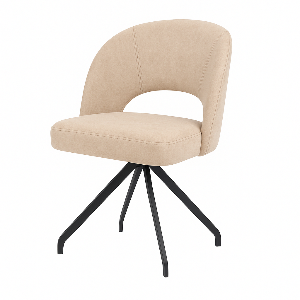 Scaun catifea GRI | model ZANCA