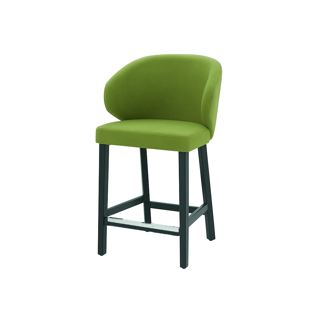 Scaun de bar catifea TURCOAZ | model CAPRICE