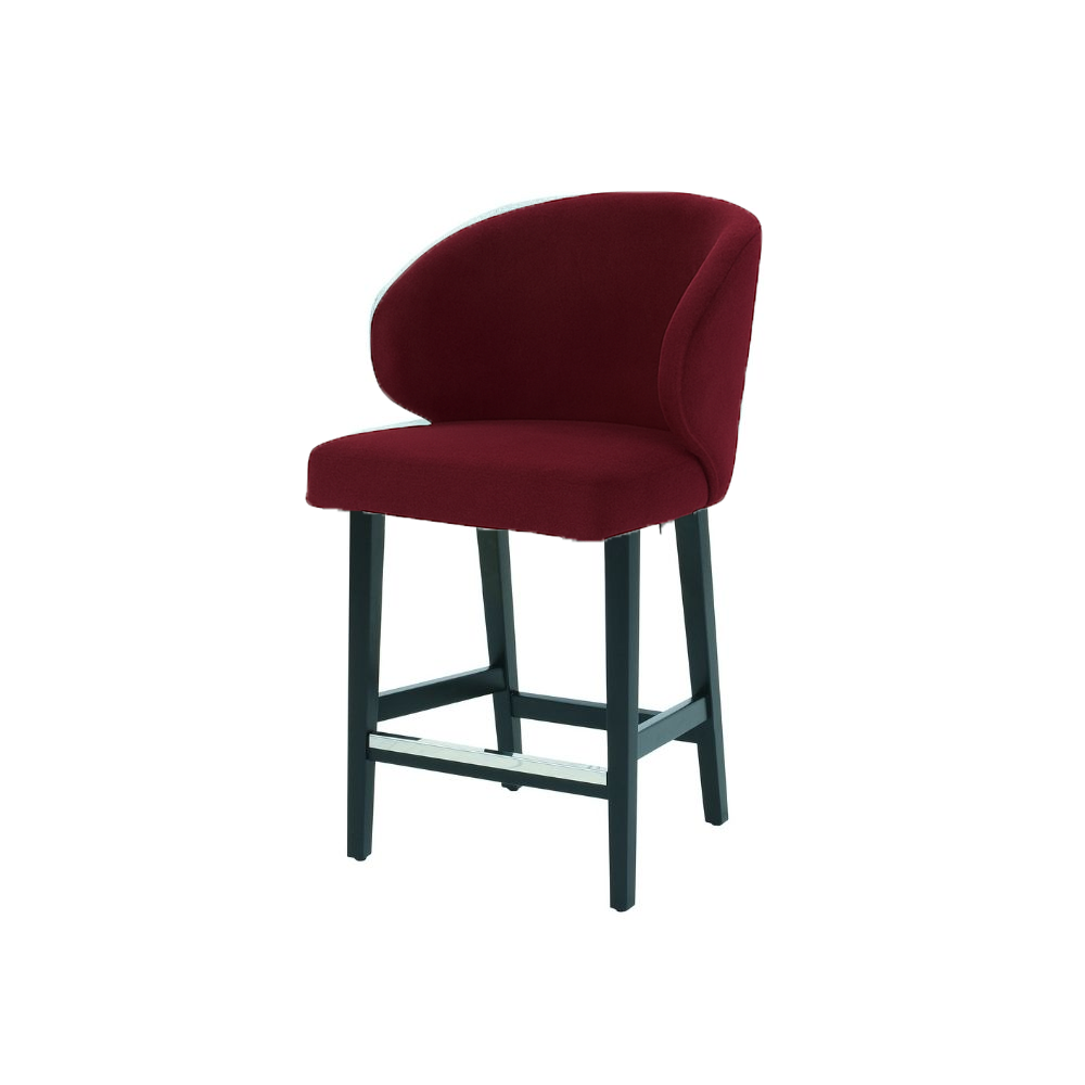 Scaun de bar catifea ROSIE | model CAPRICE