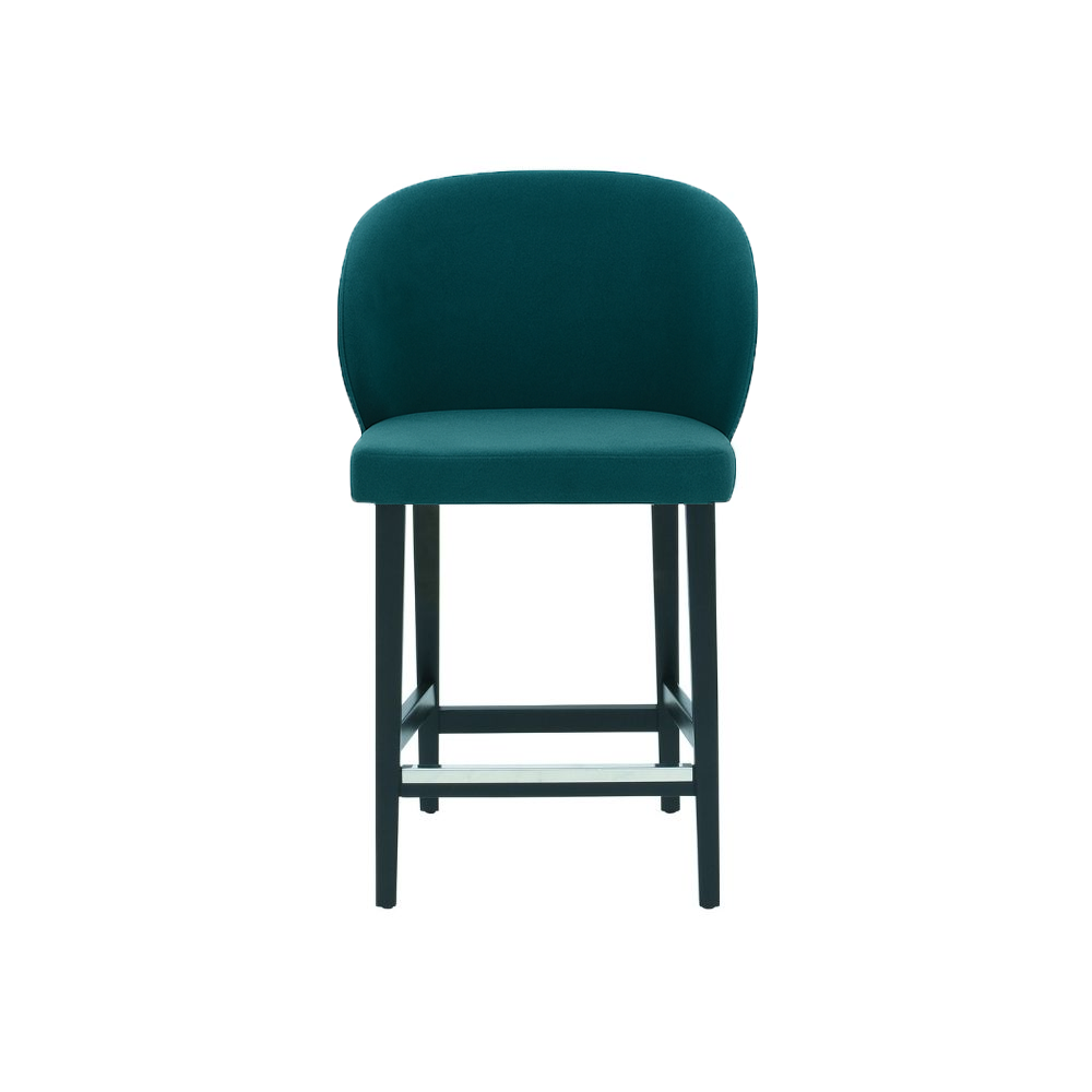 Scaun de bar catifea TURCOAZ | model CAPRICE
